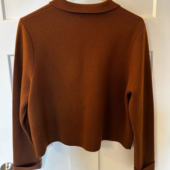 Sezane Betty Cardigan (Hazelnut) - Picture 6 of 8